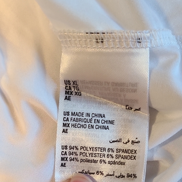 Ideology Unisex Kids White Graphic T-Shirt XL NWT Performance Wear "Get Active" - Picture 4 of 8